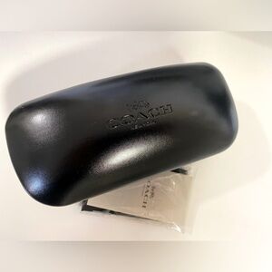 Coach black sunglasses case